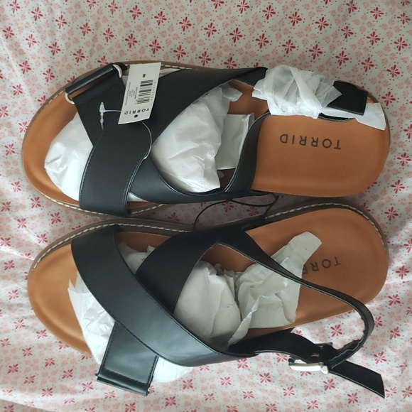 torrid Shoes - Torrid criss cross sandal